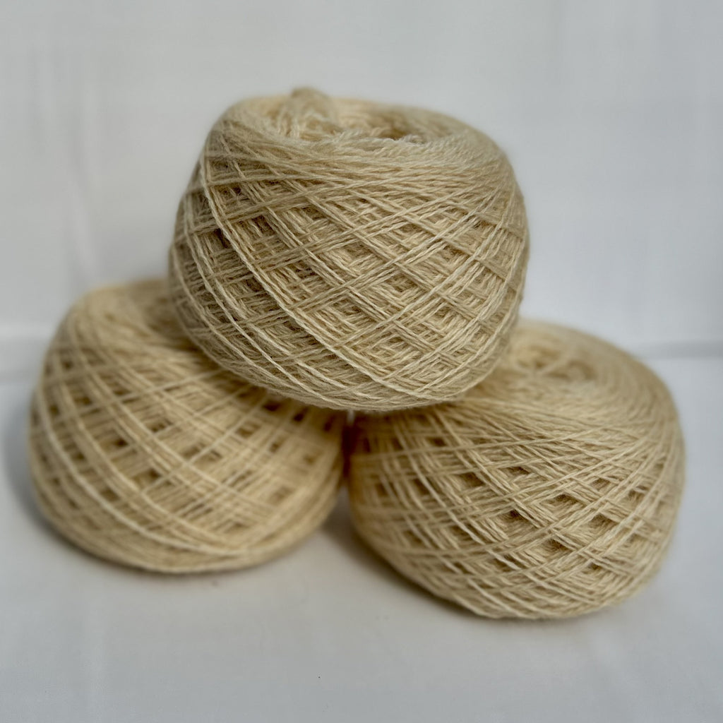 4ply Sock Weight British and Recycled Wool in Cream
