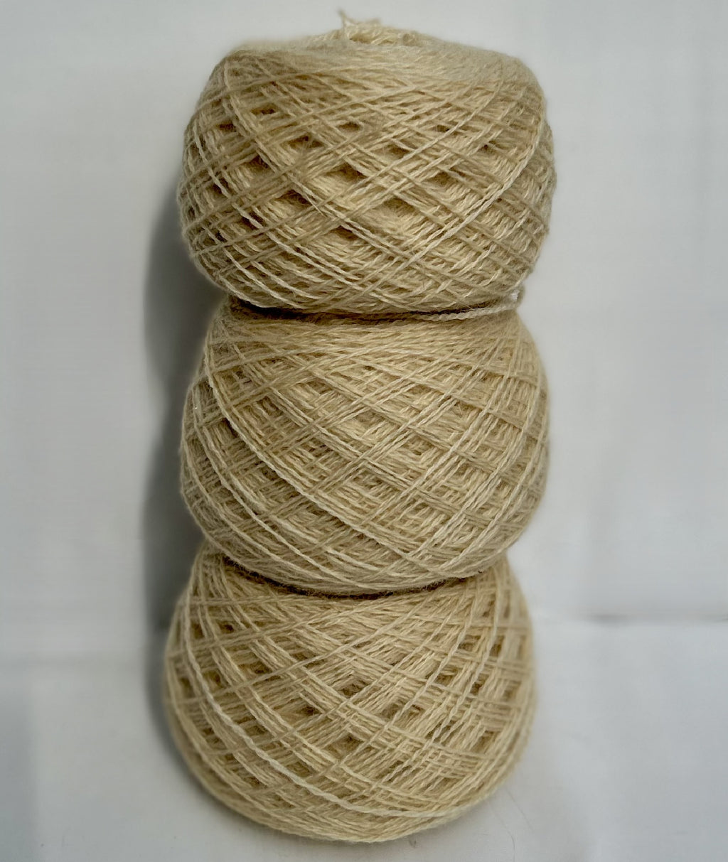 4ply Sock Weight British and Recycled Wool in Cream