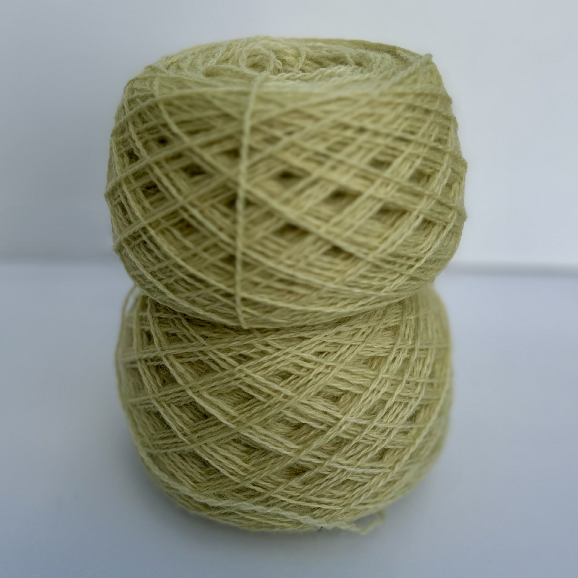 4ply Sock Weight British and Recycled Wool in Pale Yellow