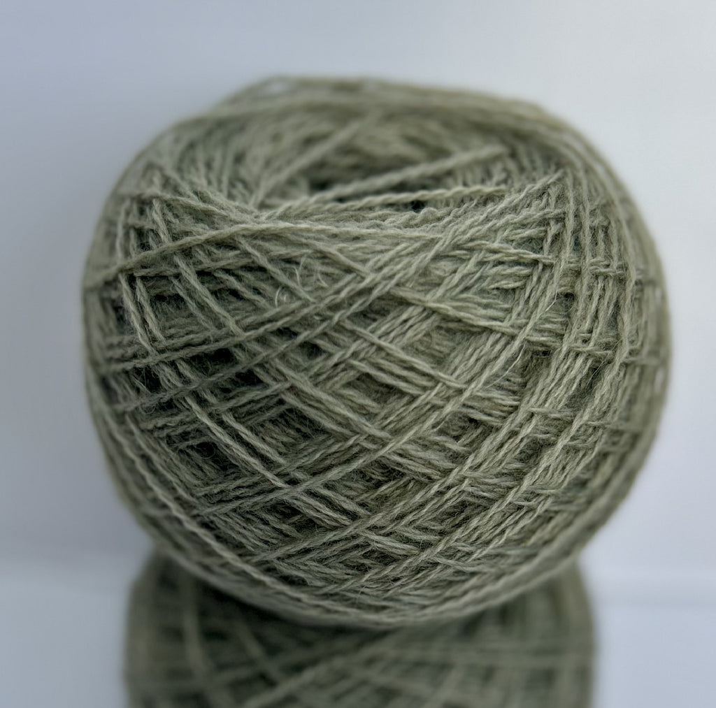 4ply Sock Weight British and Recycled Wool in Sage Green