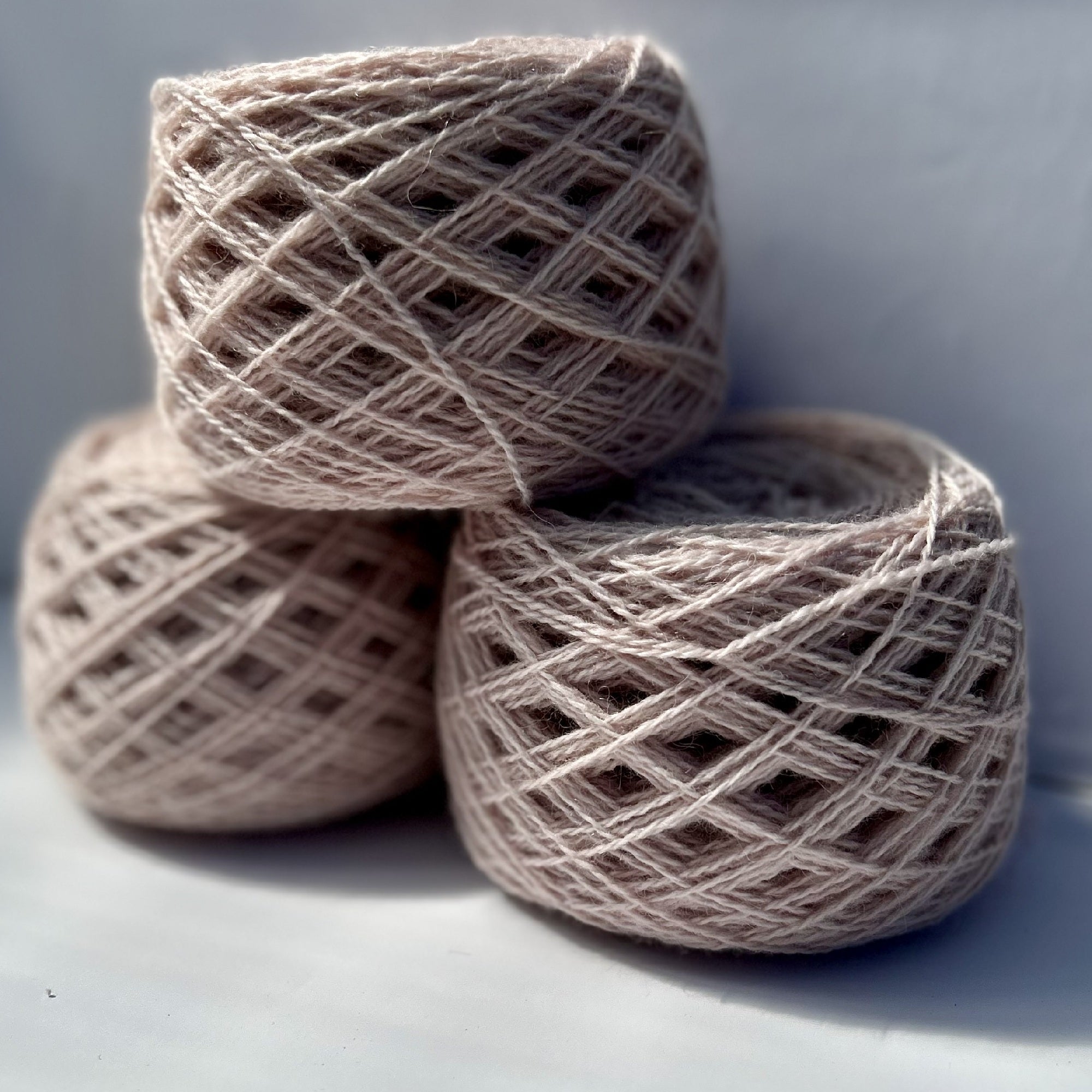 4ply Sock Weight British and Recycled Wool in Lilac Pink