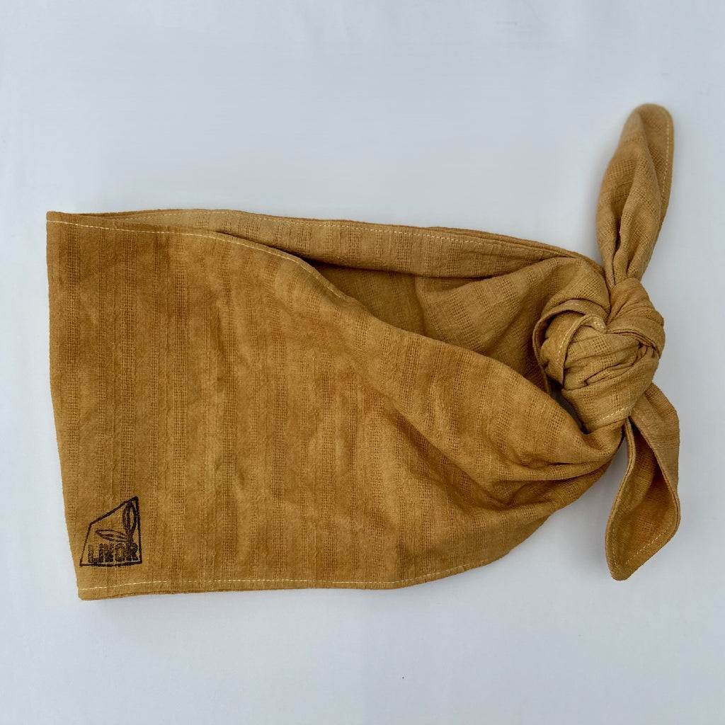 Cotton Head Scarf in Golden Yellow