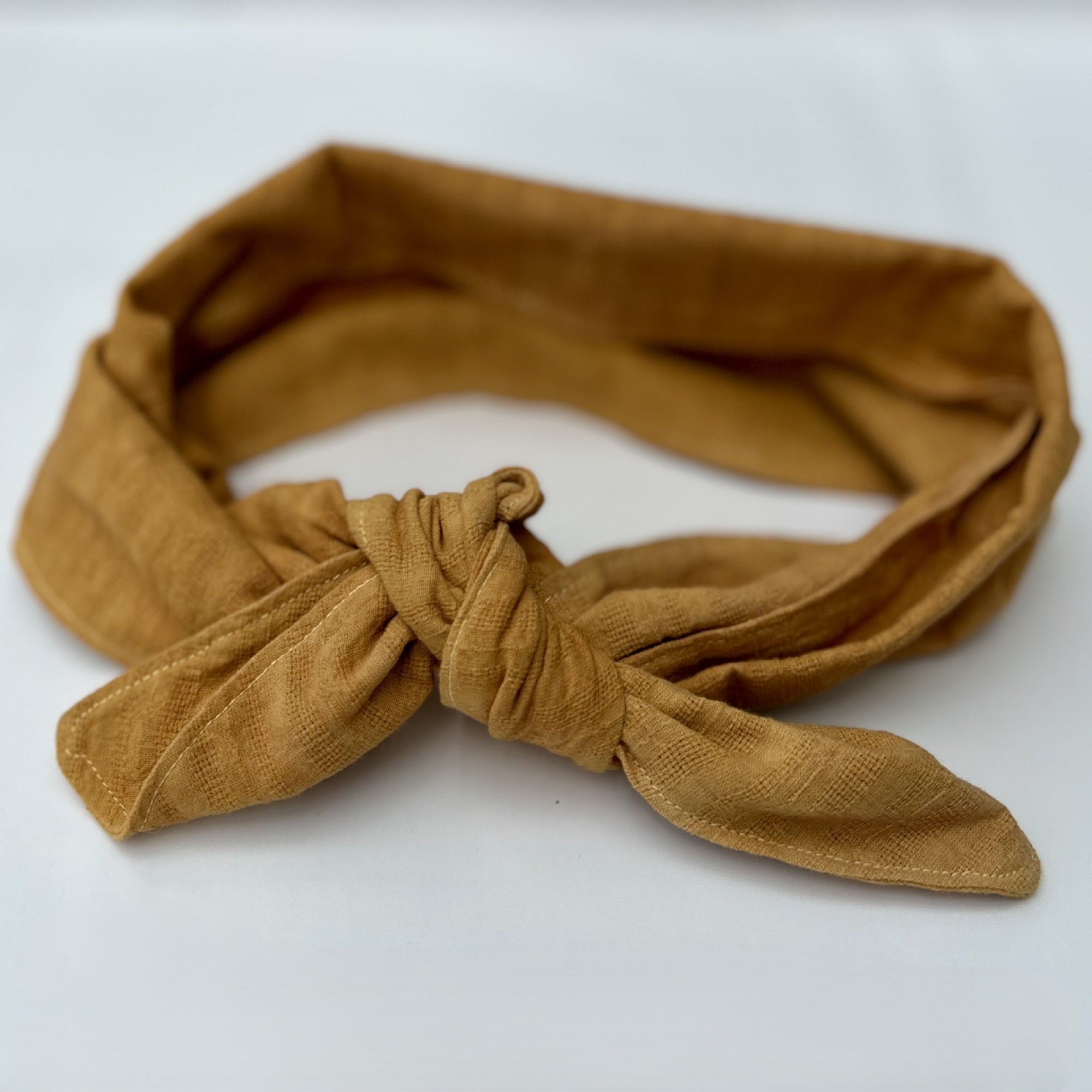 Cotton Head Scarf in Golden Yellow