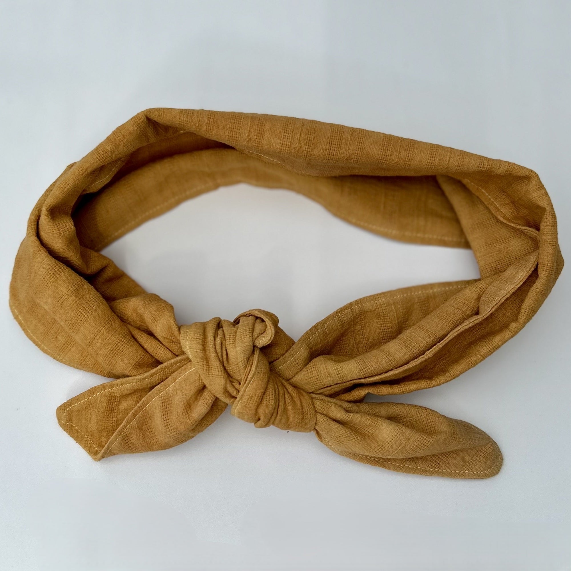 Cotton Head Scarf in Golden Yellow