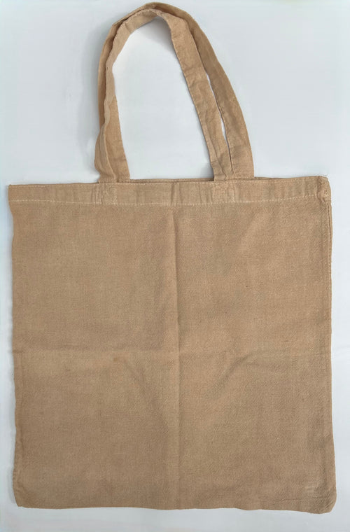 Cotton Tote Bag in Blush Pink