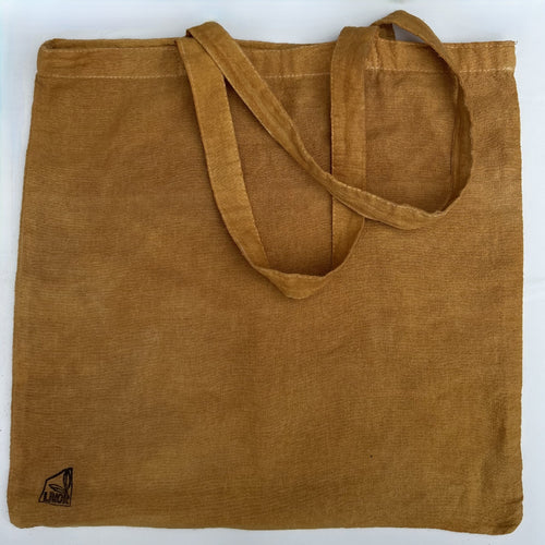 Cotton Tote Bag in Golden Yellow
