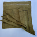 Fine Linen Vintage Napkins (Set of 4) in Olive Green