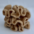 Hand Crochet Scrunchie in Pale Pink