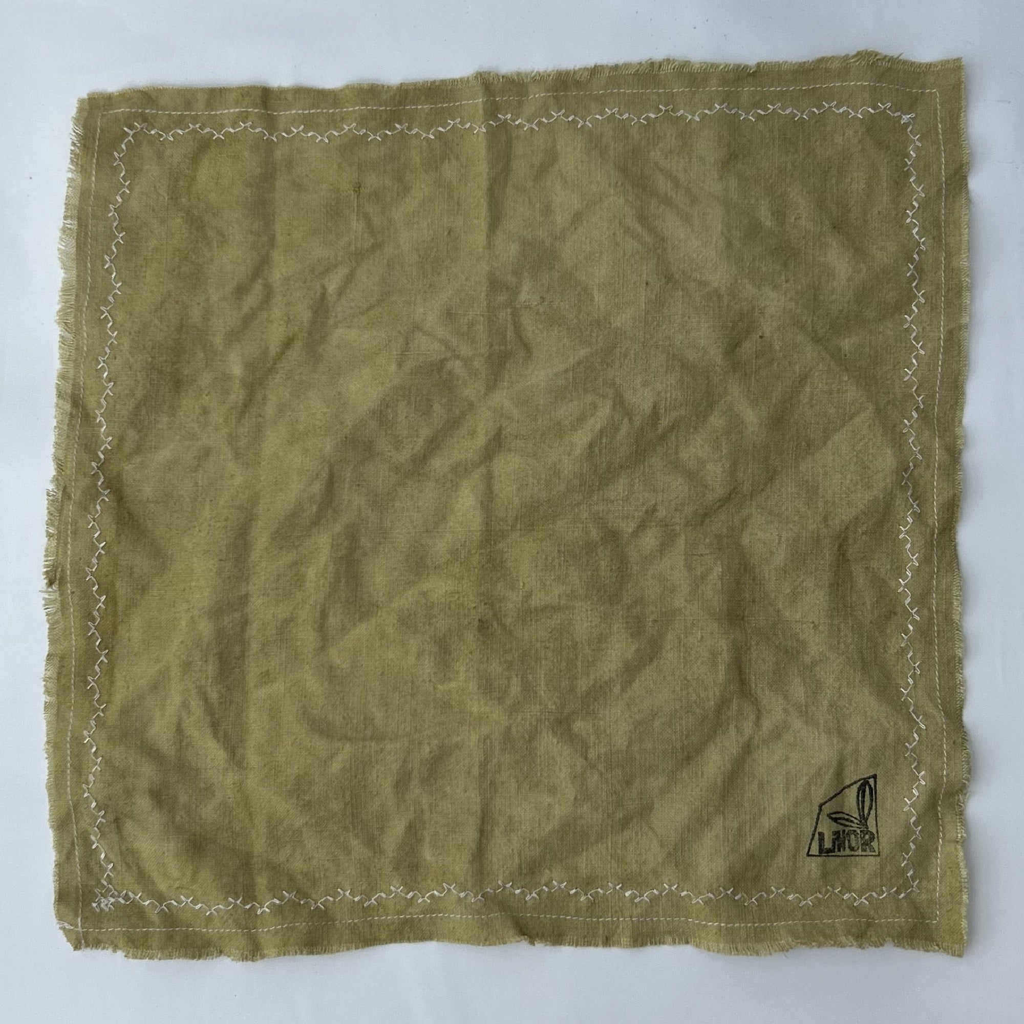 Handmade Linen Napkins (Set of 4) in Pale Green