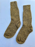 British Wool Socks in Harvest Yellow Twist
