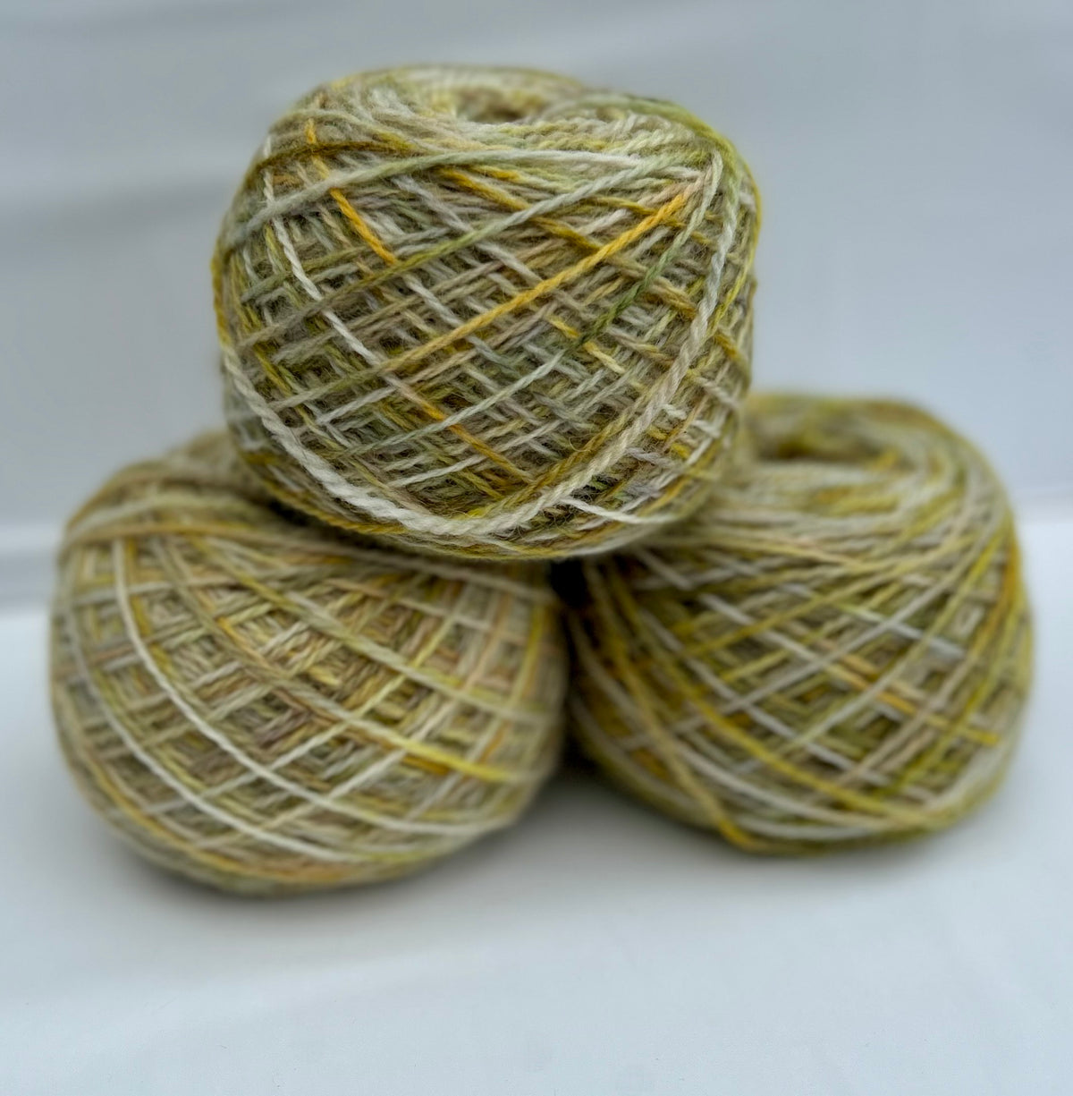 DK Fully Traceable British Wool in Yellow / Green