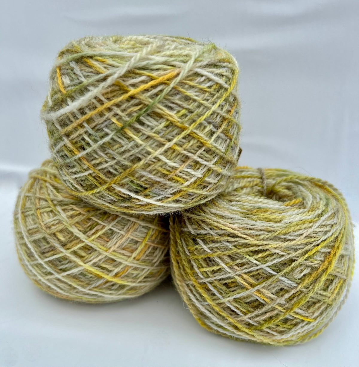 DK Fully Traceable British Wool in Yellow / Green