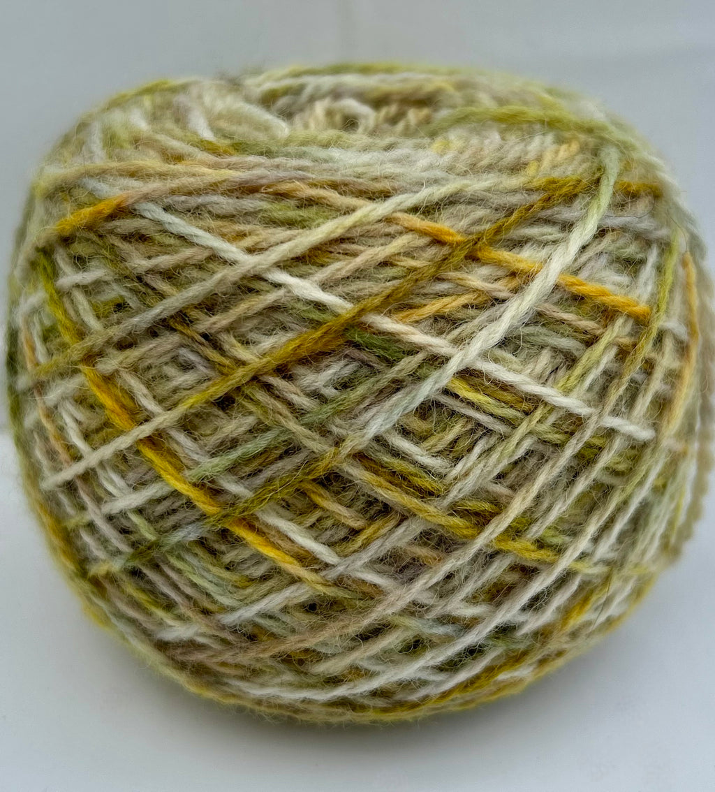 DK Fully Traceable British Wool in Yellow / Green
