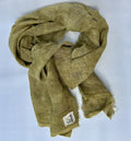 Linen Gauze Scarf in Pale Green