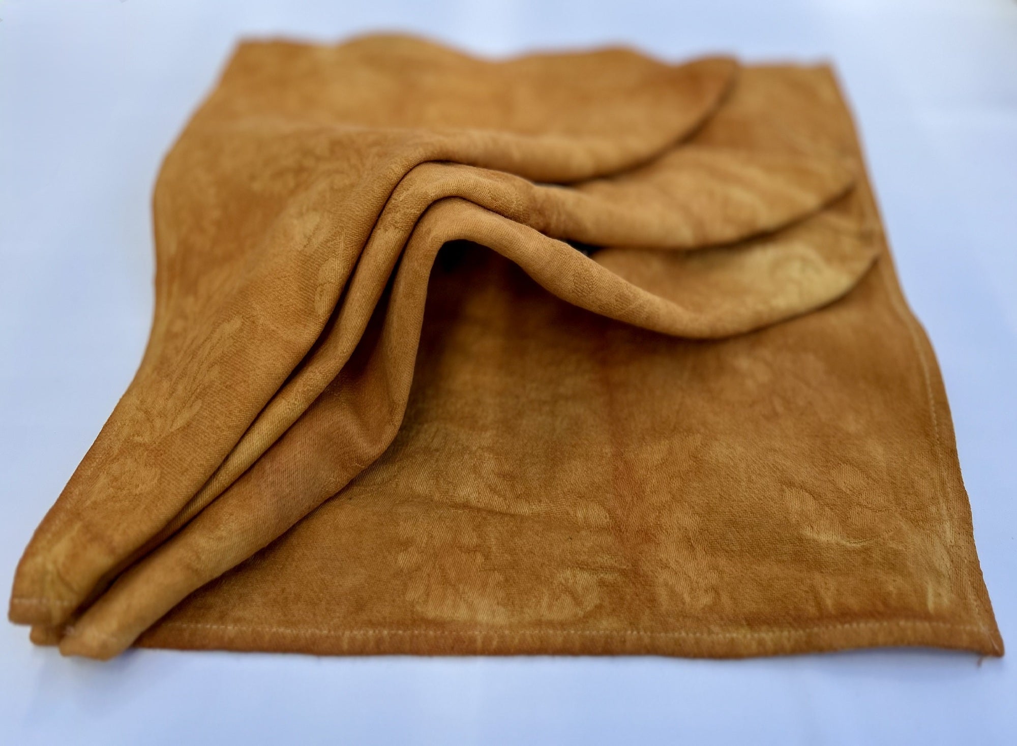 Linen Cotton Jacquard Vintage Napkins (Set of 4) in Golden Yellow