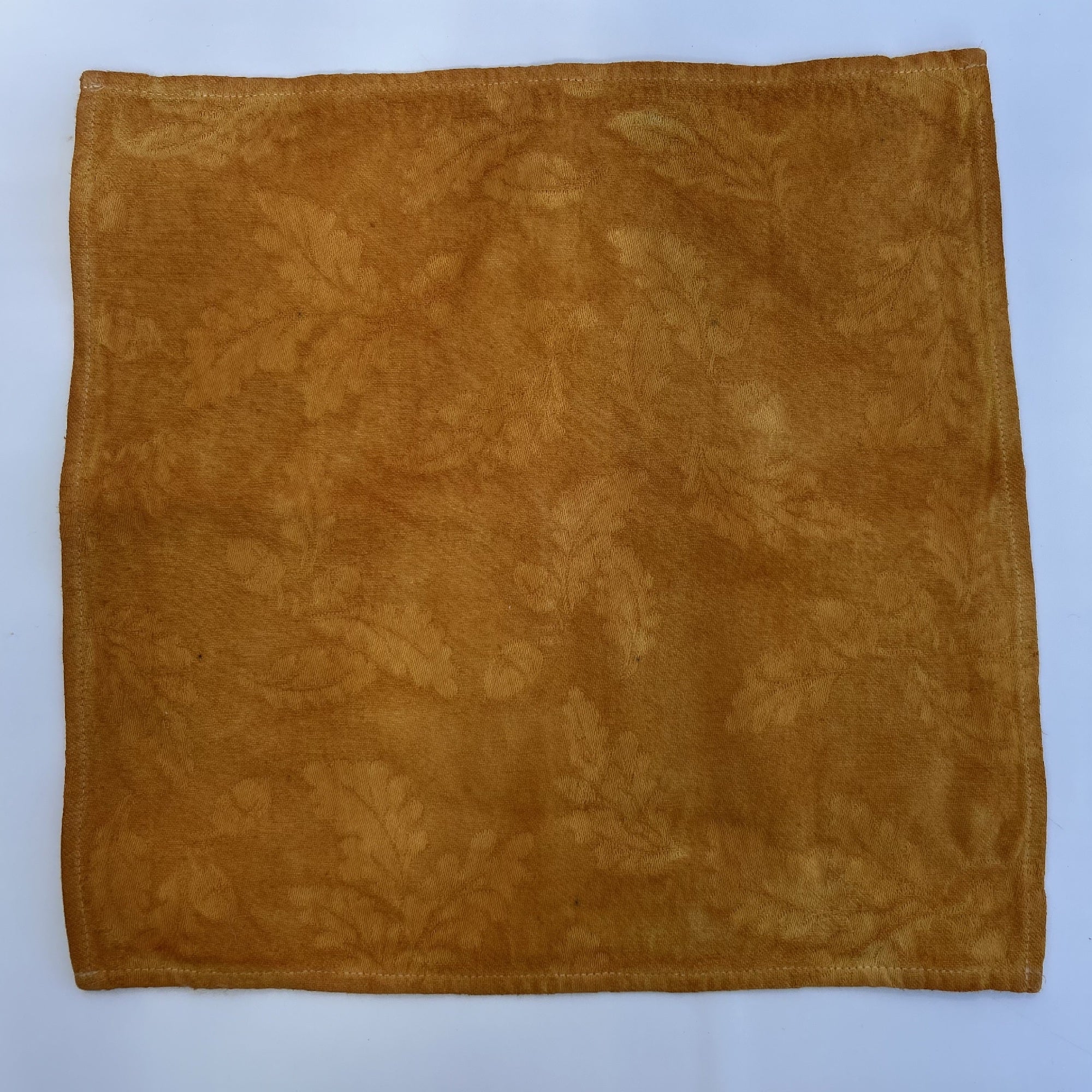 Linen Cotton Jacquard Vintage Napkins (Set of 4) in Golden Yellow