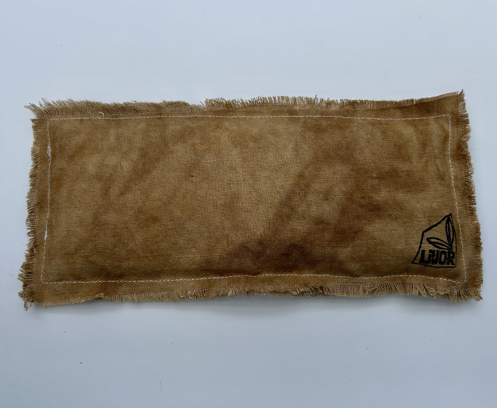 Linen Lavender Eye Pillow in Toffee