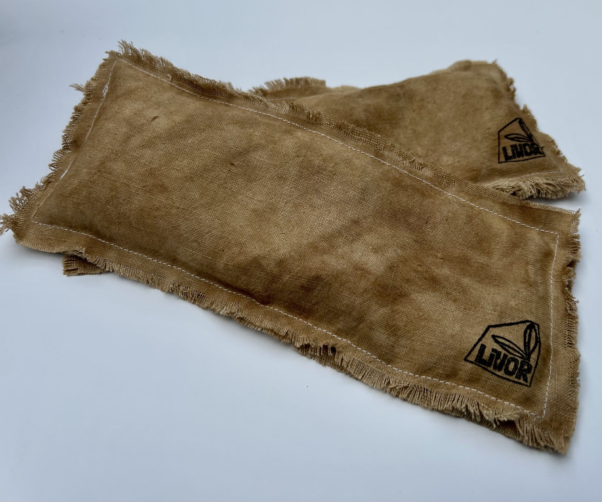 Linen Lavender Eye Pillow in Toffee