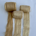 Recycled Sari Silk Ribbon in Cream