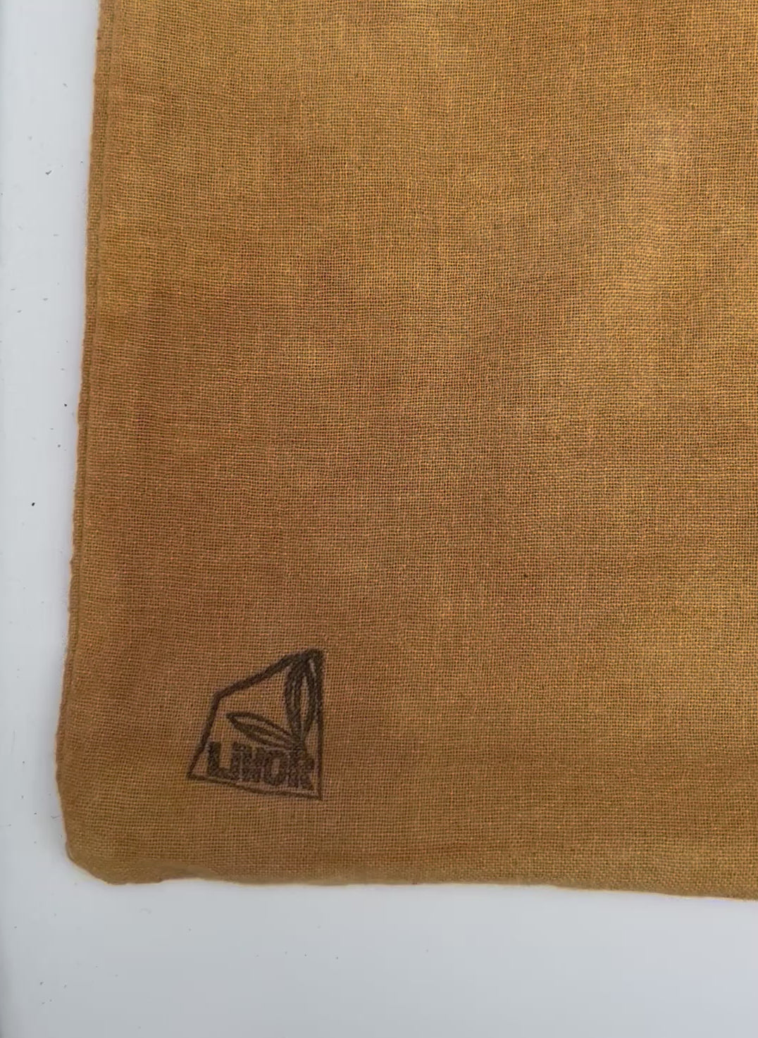 Cotton Tote Bag in Golden Yellow
