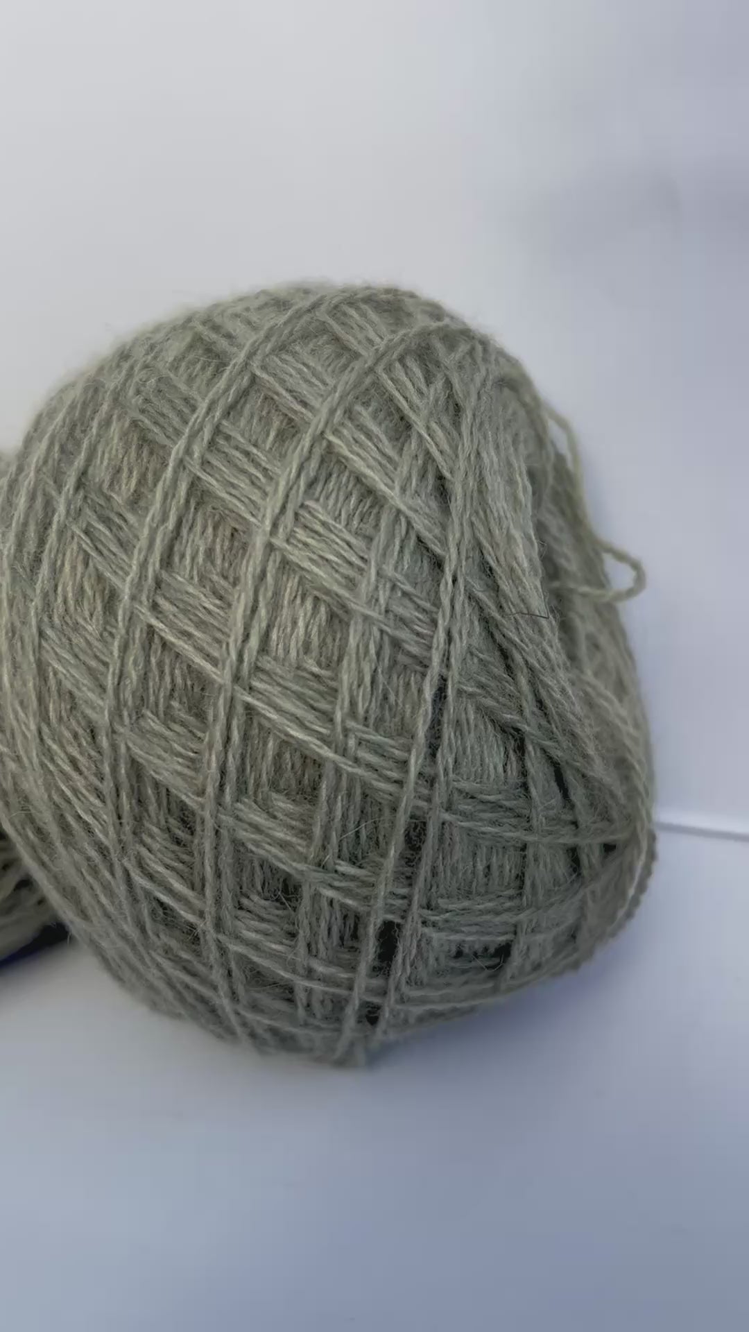 4ply Sock Weight British and Recycled Wool in Sage Green